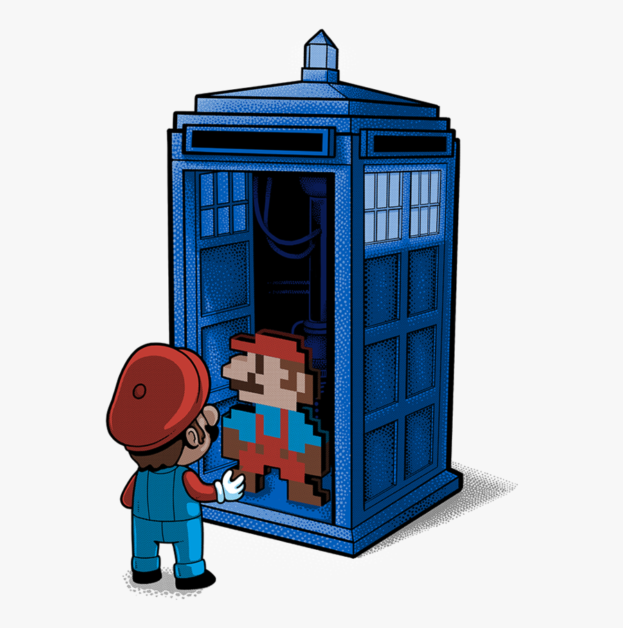 8 Bit Mario 3d, Transparent Clipart