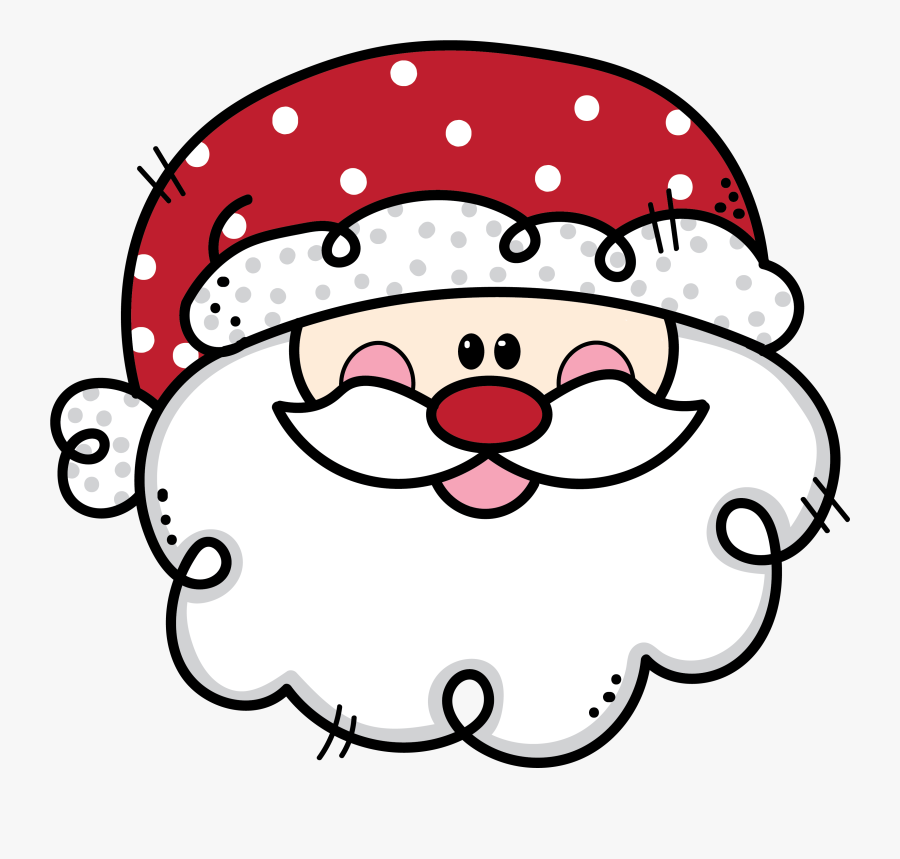 Santa Face - Week Before Christmas, Transparent Clipart