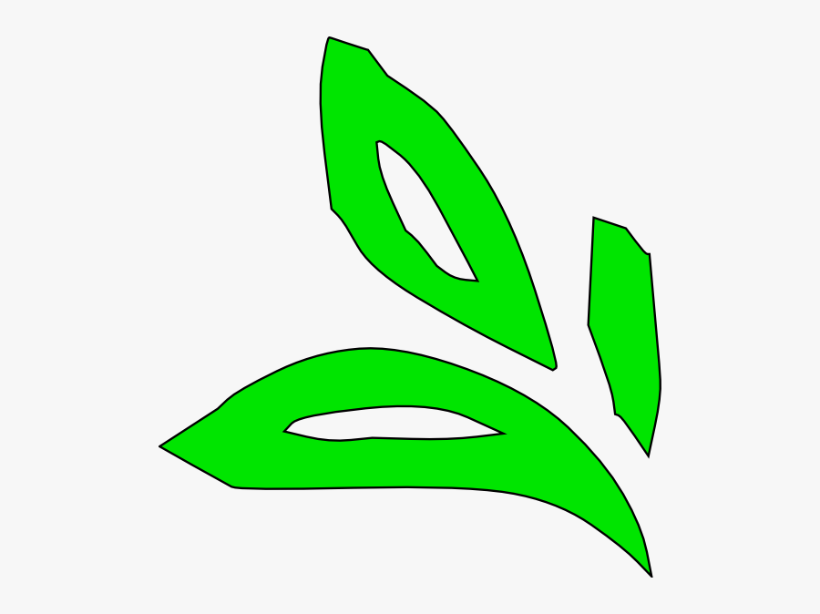 Free Vector Green Plant Leaves Clip Art - Clip Art, Transparent Clipart