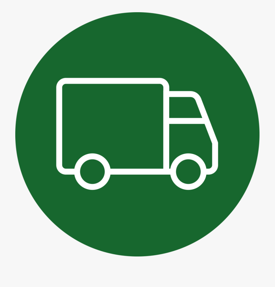 Transparent Truck Icon Png - Delivery Icon Green Png, Transparent Clipart