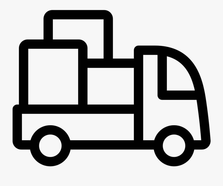 Delivery Truck - Logistics Icon, Transparent Clipart