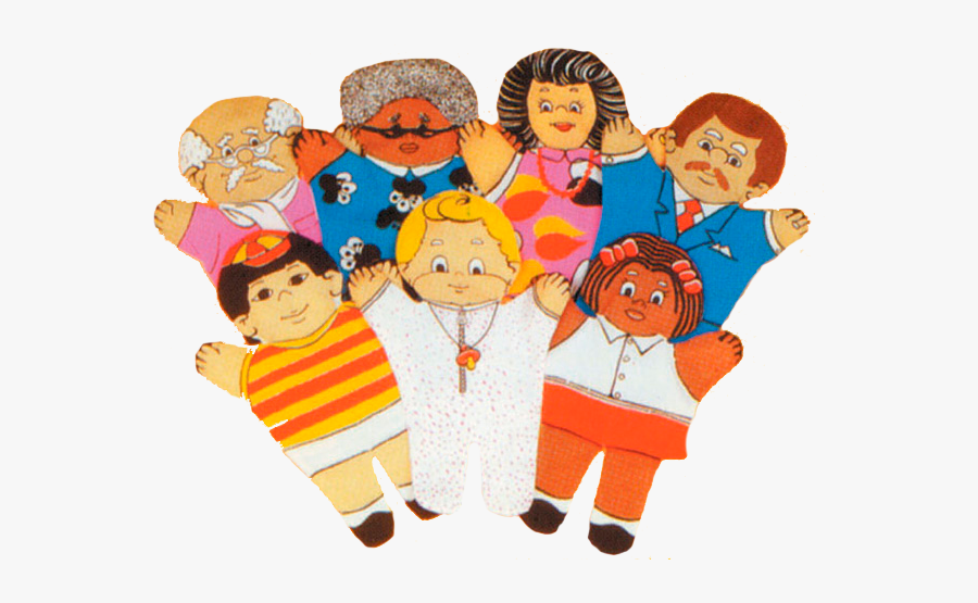 Image Of Multicultural Family - Puppet, Transparent Clipart