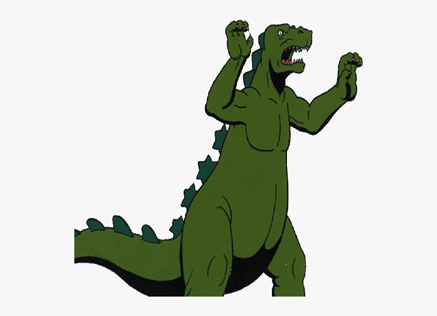 Graphic Library Download Godzilla Foot Free On Dumielauxepices - Hanna Barbera Godzilla Png, Transparent Clipart