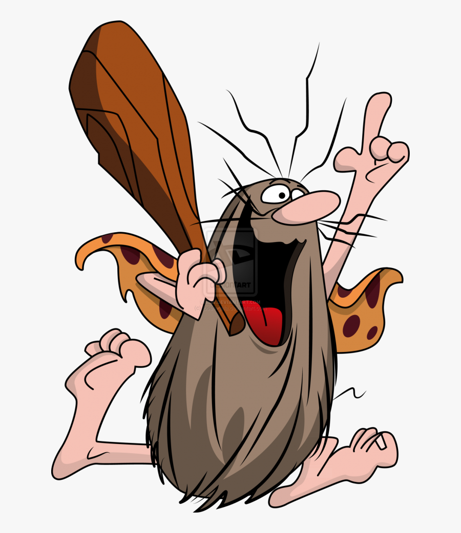 Captain Caveman, Transparent Clipart