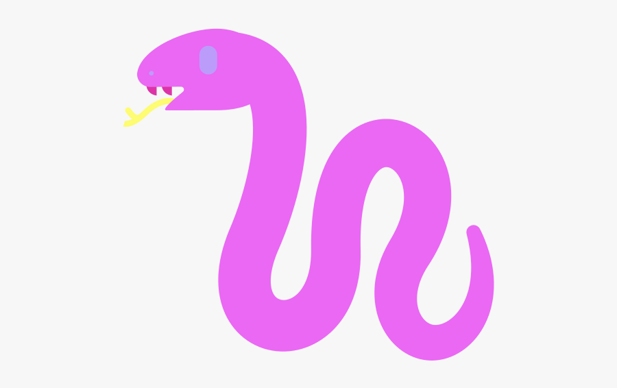 Twitter Emoji Snake, Transparent Clipart
