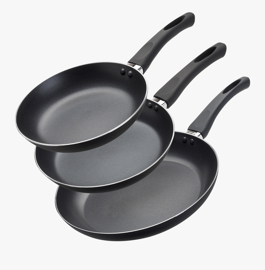Frying Pan Set Png, Transparent Clipart
