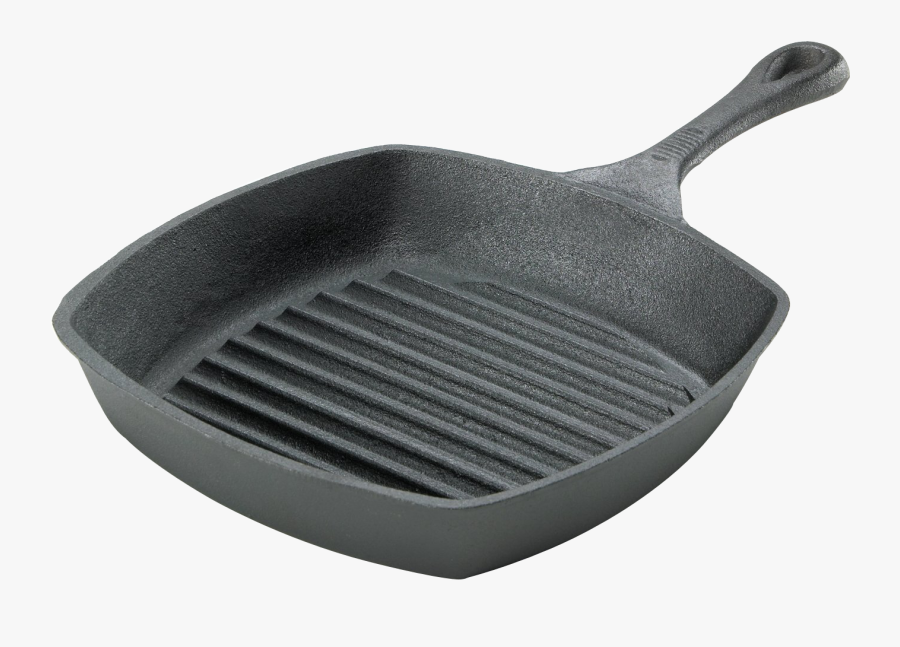 Frying Pan Barbecue Cast-iron Cookware Cast Iron - Kitchen Utensils Made Of Cast Iron, Transparent Clipart