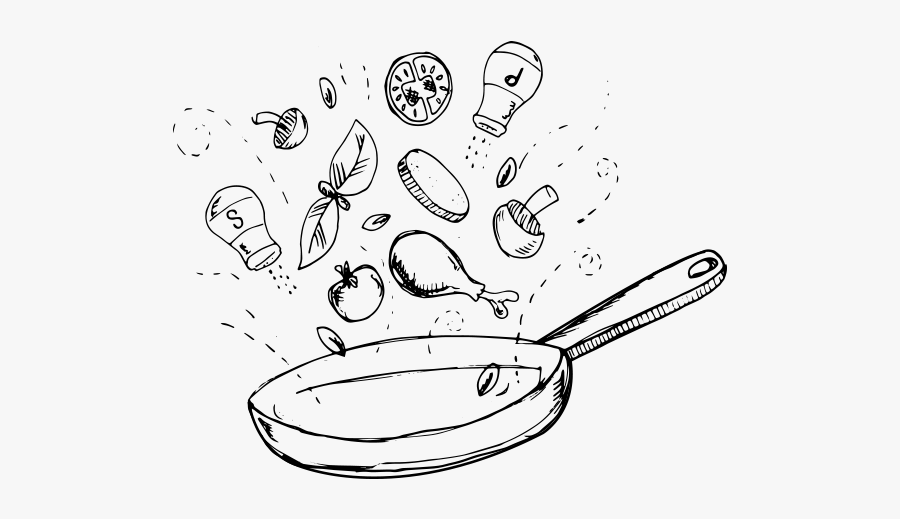 Mining Drawing Pan - Line Art, Transparent Clipart