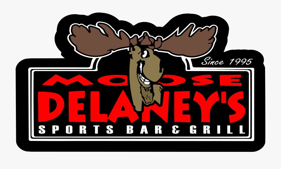 Logo - Moose Delaney's Sports Bar & Grill, Transparent Clipart