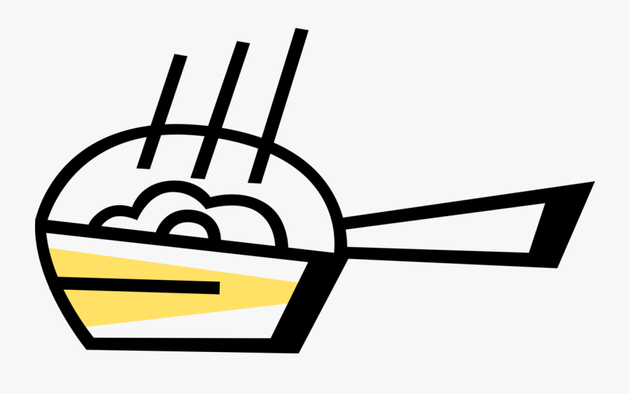 Vector Illustration Of Frying Pan, Frypan Or Skillet, Transparent Clipart