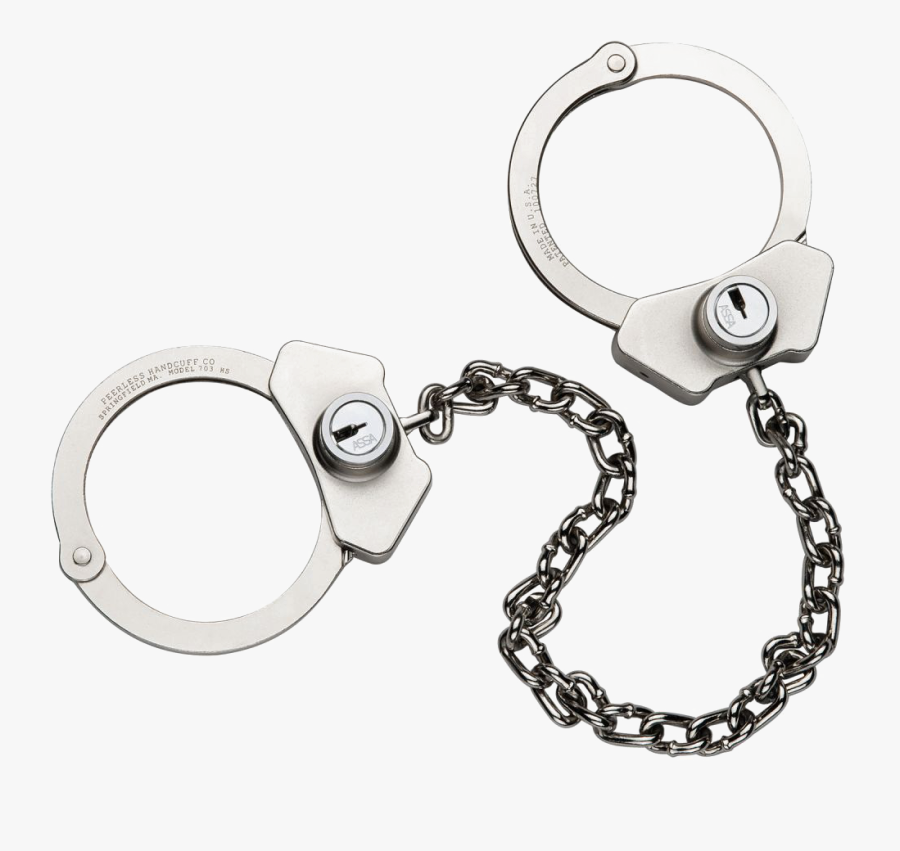 Silver Handcuffs Transparent Images - Transparent Background Handcuffs Transparent, Transparent Clipart