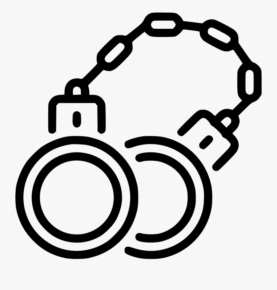 Hand Cuffs - Icon, Transparent Clipart