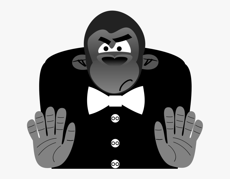 Gorilla Toon - Gorilla Clip Art, Transparent Clipart