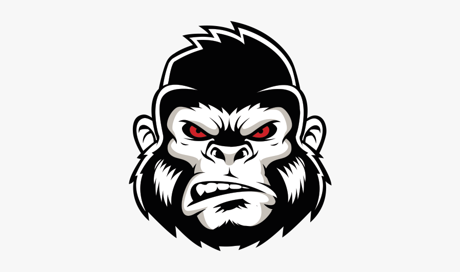 Collection Of Free Gorilla Vector Smoking Download - Gorilla Logo, Transparent Clipart