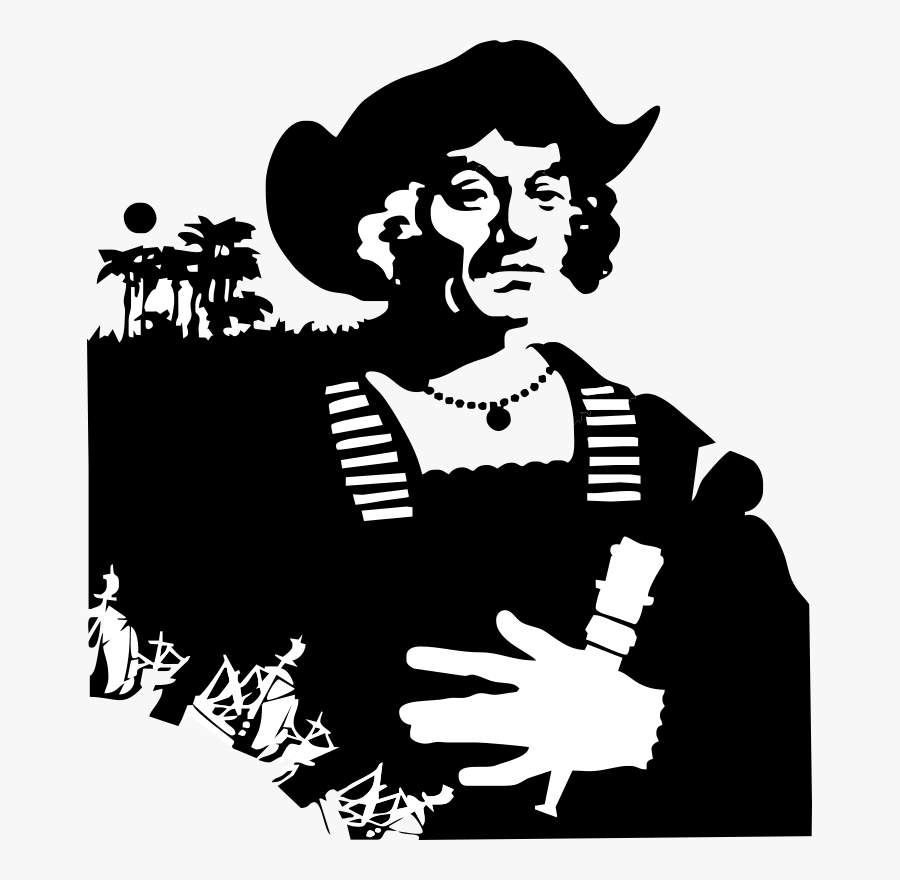 End Columbus Day, Transparent Clipart
