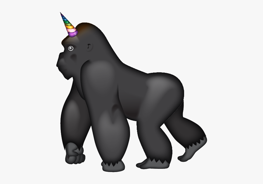 Mountain Gorilla, Transparent Clipart