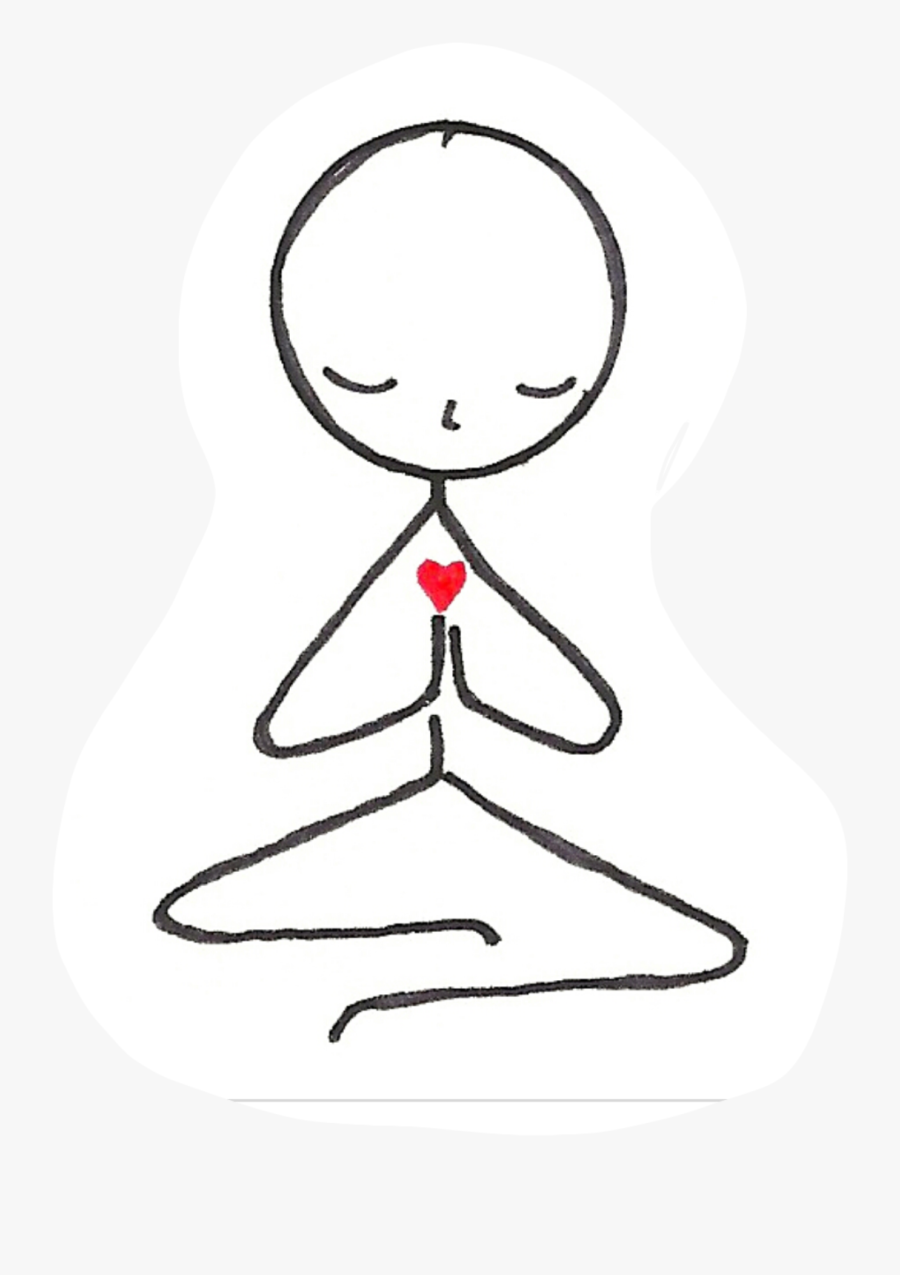 Compassion Cures More Than Condemnation - Stick Figure With Heart, Transparent Clipart