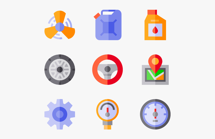 Car Garage - Circle, Transparent Clipart