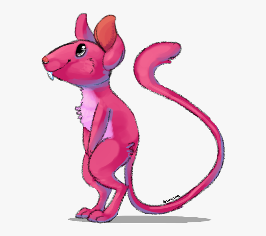 Rose Bud The Cute Gerbil - Cartoon, Transparent Clipart