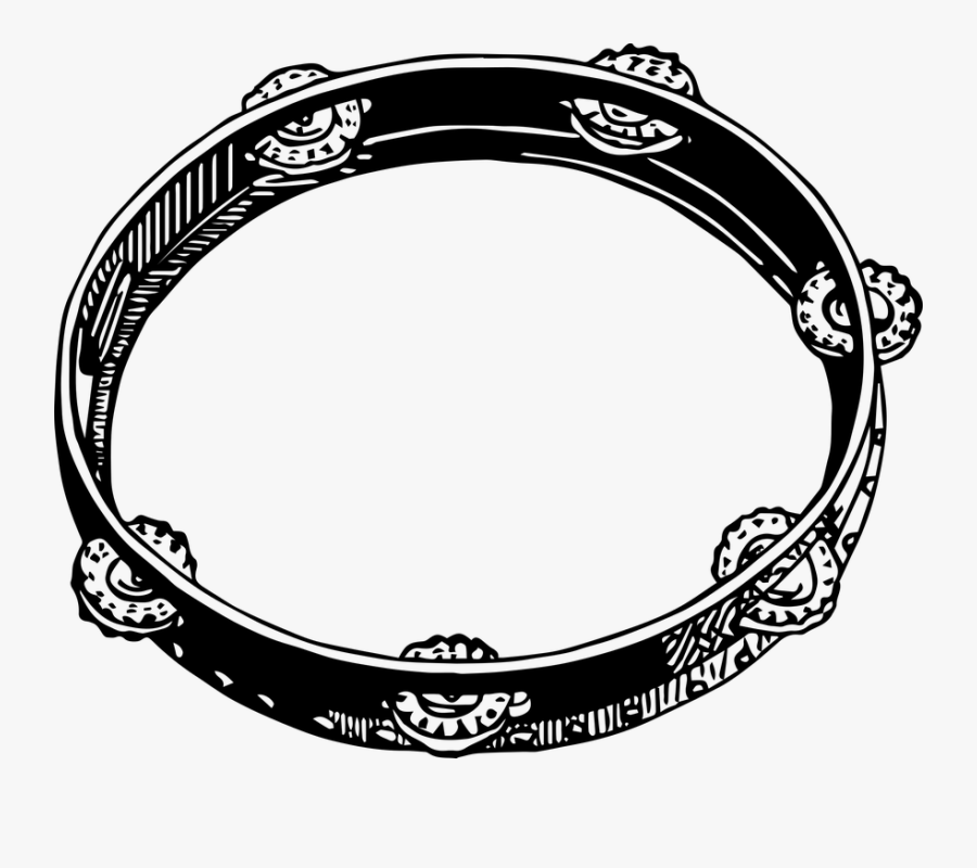 Tambourine, Music, Game, Tool, Sound, Rock, Live Music - Vetor Pandeiro Png, Transparent Clipart