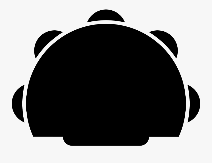 Tambourine - Pandeiro Preto Png, Transparent Clipart