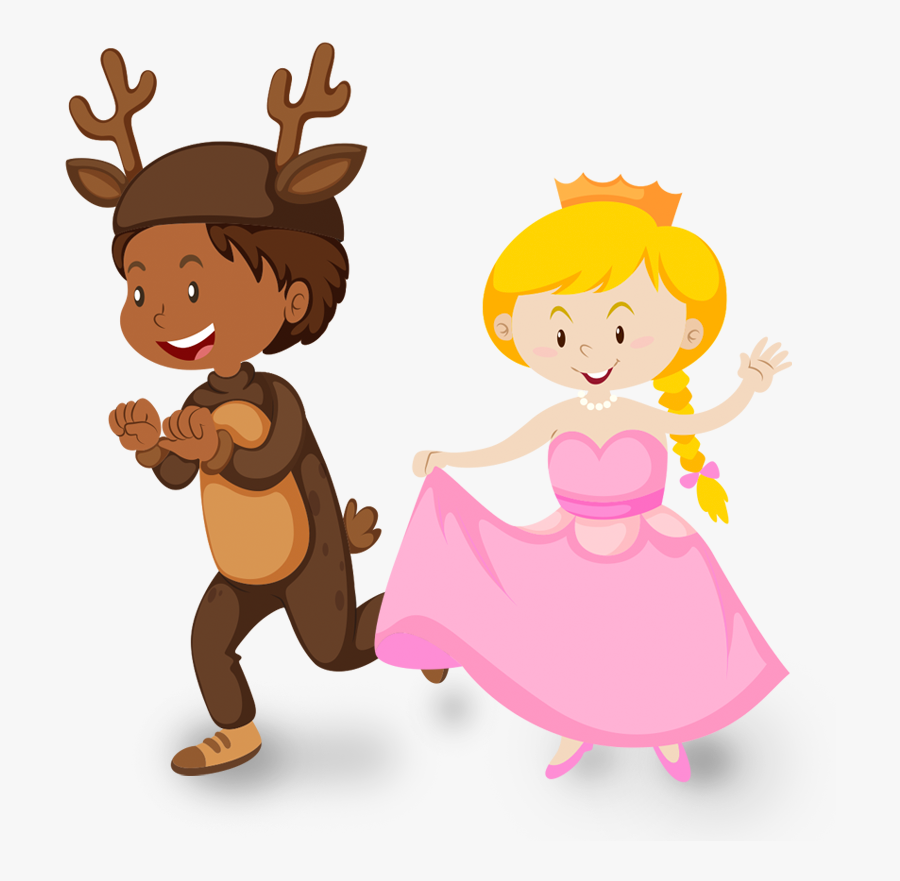Dibujo De Niño Con Venado, Transparent Clipart