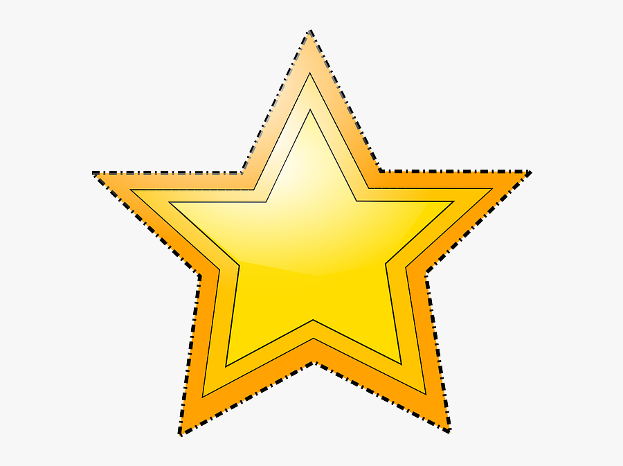 Transparent Star Shape Clipart - Star Shape, Transparent Clipart