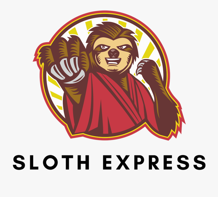 Sloth Mascot, Transparent Clipart