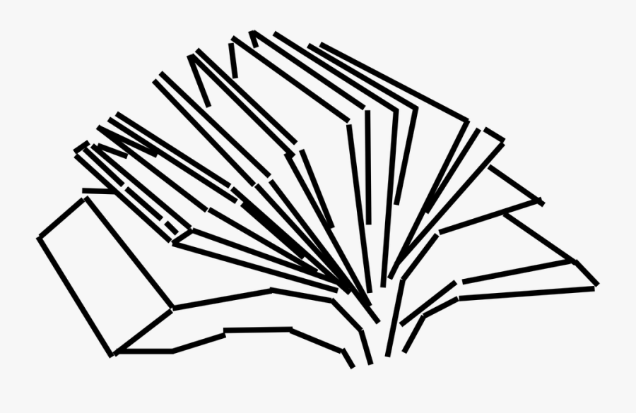 Paper, Page, Document, Book, Flip, Read, Literature - Book Flipping Pages Drawing, Transparent Clipart
