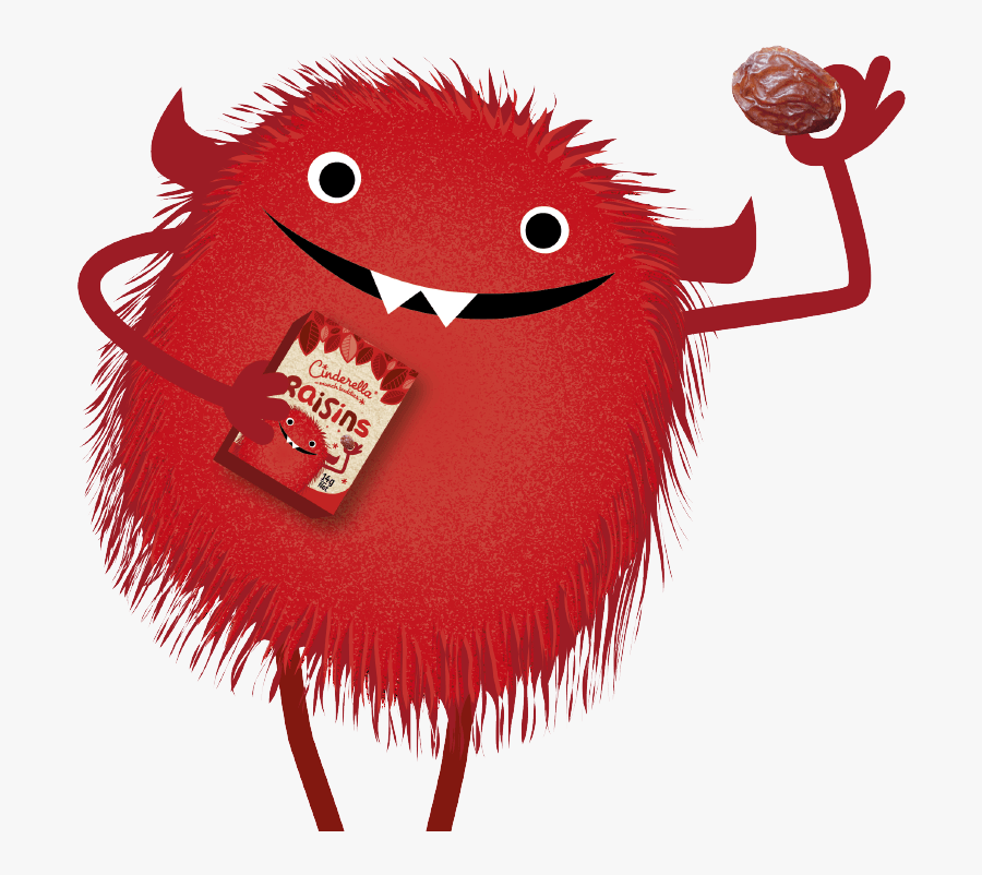 Raisin Monster - Cartoon, Transparent Clipart
