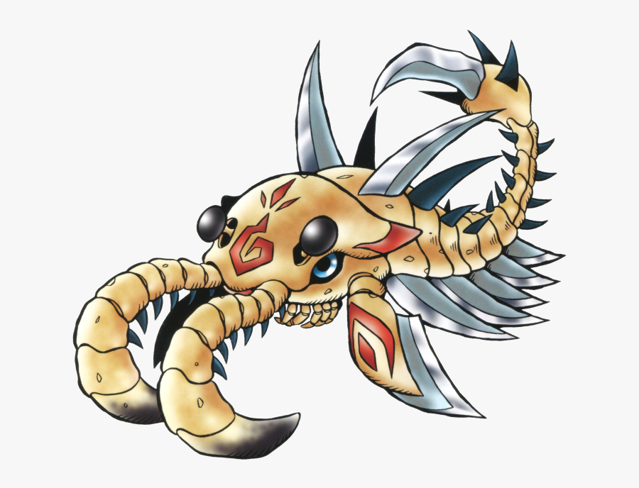 Digimon Scorpiomon, Transparent Clipart