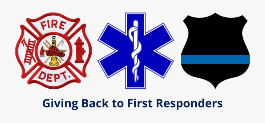 First Responder Title Services - Generic Fire Department Badge, Transparent Clipart
