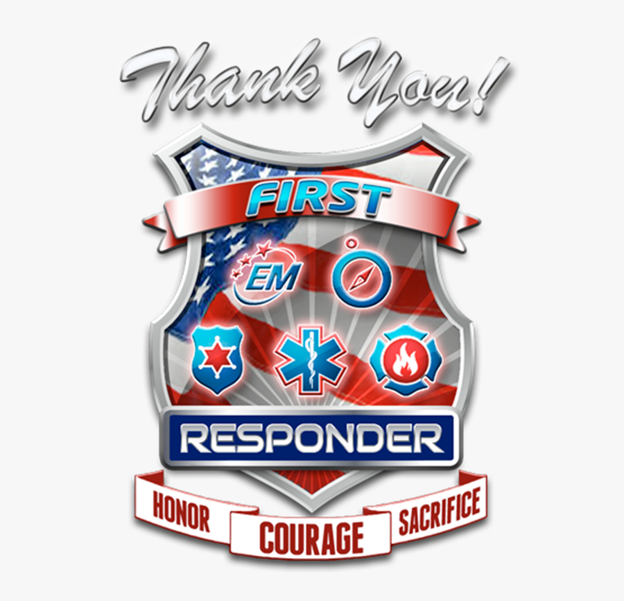 National First Responders Day 2018, Transparent Clipart