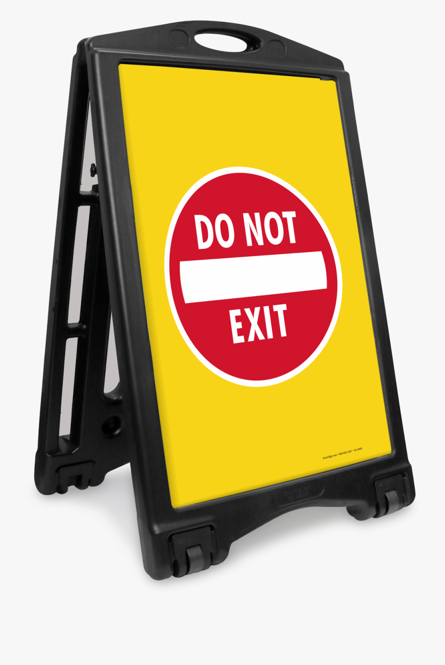 Do Not Exit Portable Sidewalk Sign - No Parking Sign Portable, Transparent Clipart