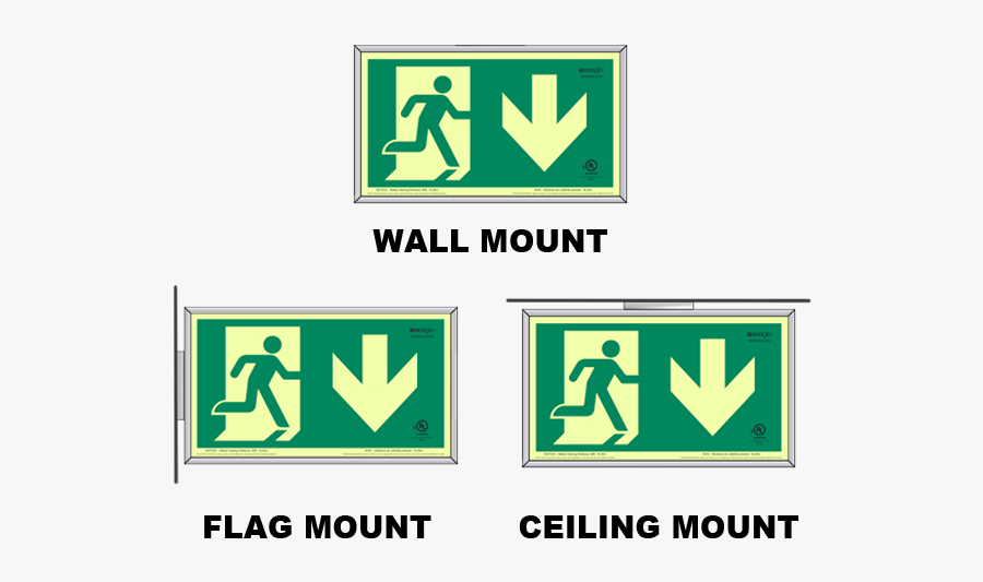 Exit Sign, Transparent Clipart