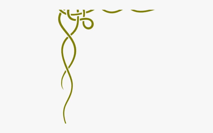 Edge Clipart Filigree Scroll - Valentines Day Borders Png, Transparent Clipart