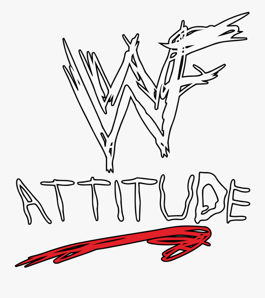 Transparent Wwf Attitude Logo, Transparent Clipart