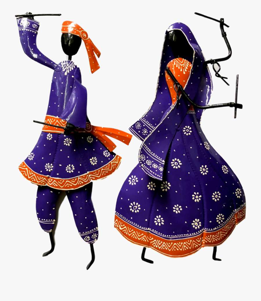 Couple Folk Dance Wall Hanging Violet Multi Color Clipart, Transparent Clipart
