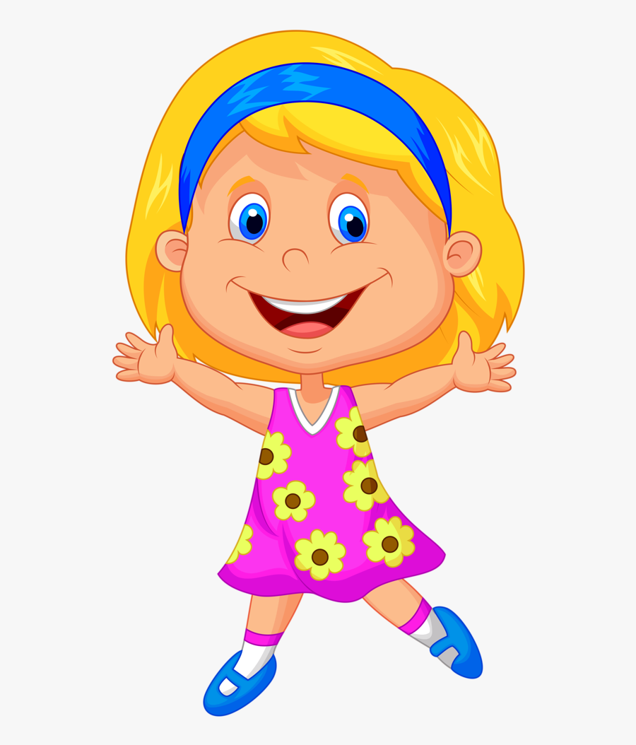 Bonecas & Meninas Clip Art, Kids, Children, - Menina Colorida, Transparent Clipart