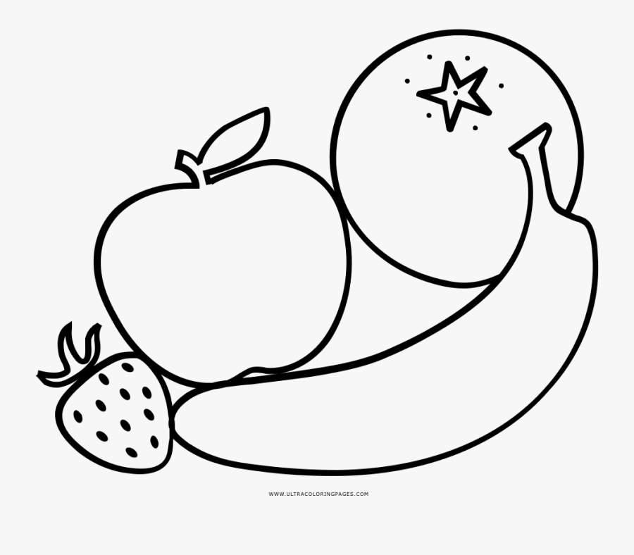 Fr Chte Ausmalbilder Ultra Coloring Pages - Dibujo De Frutas Para Colorear Png, Transparent Clipart