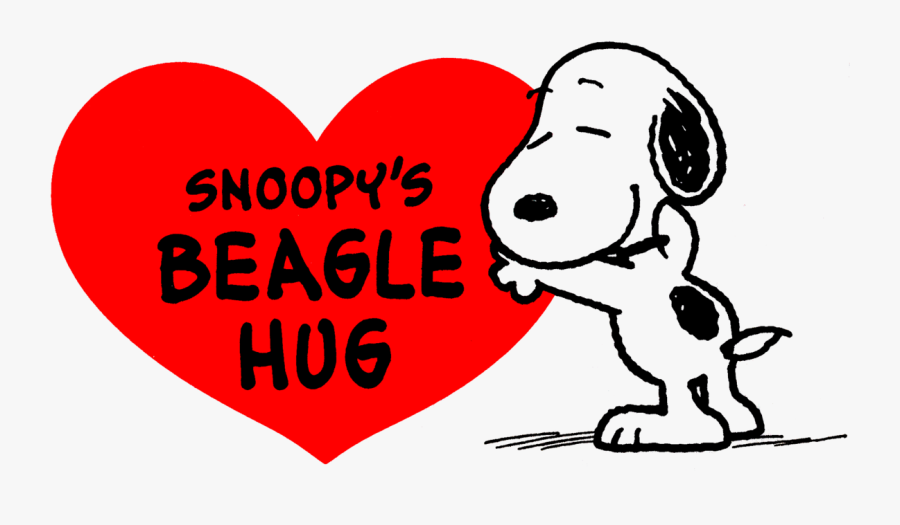 Snoopy"s Beagle Hug By Bradsnoopy97 - Snoopy Sending You A Hug, Transparent Clipart