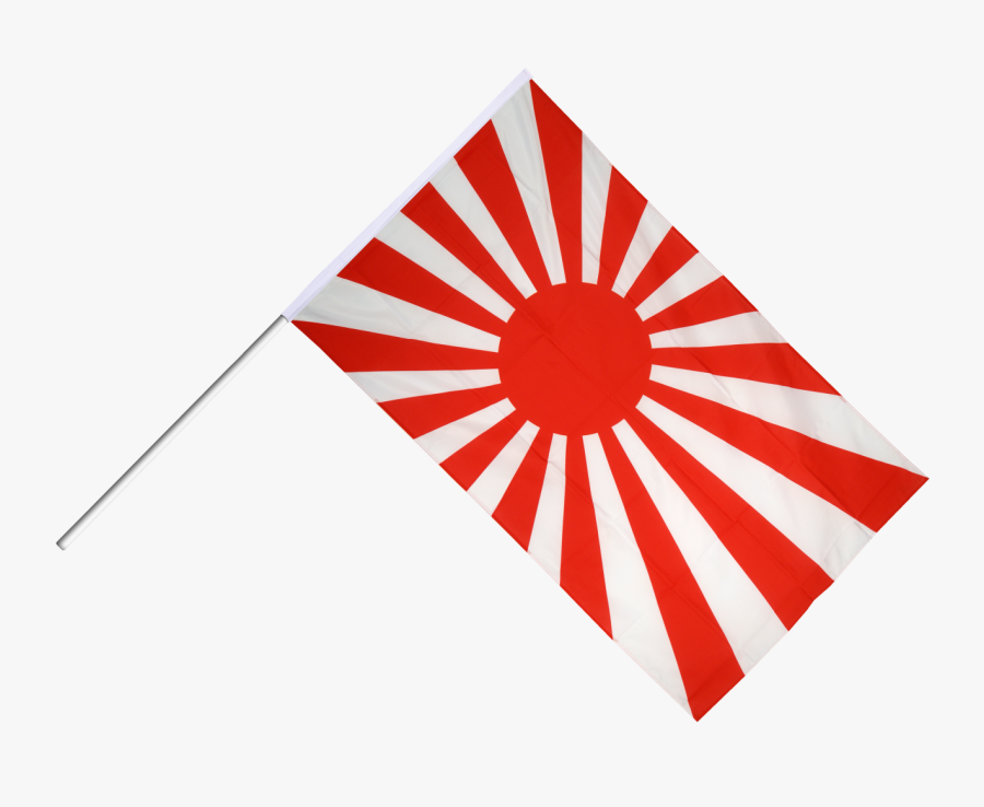 Japan War Hand Waving Flag - Imperial Japanese Rising Sun Flag, Transparent Clipart