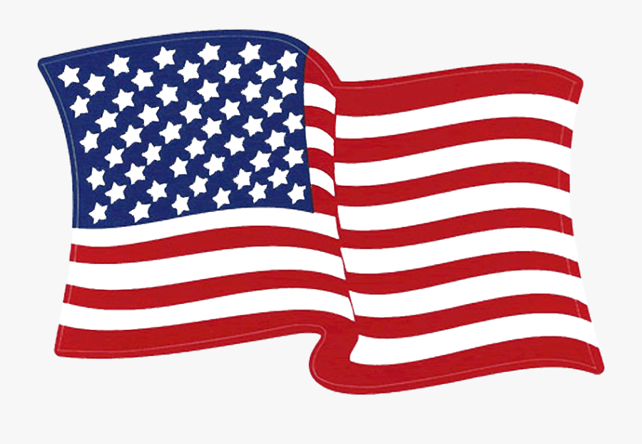 American Waving Flag Vinyl Decal - Happy Independence Day Usa Png, Transparent Clipart