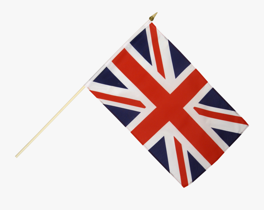 Great Britain Hand Waving Flag - Bandiere Con Asta, Transparent Clipart