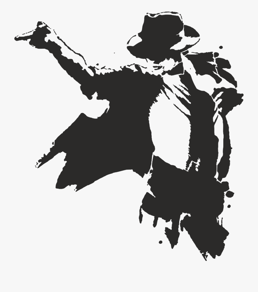 Moonwalk Silhouette Clip Art - Michael Jackson Dance Logo, Transparent Clipart