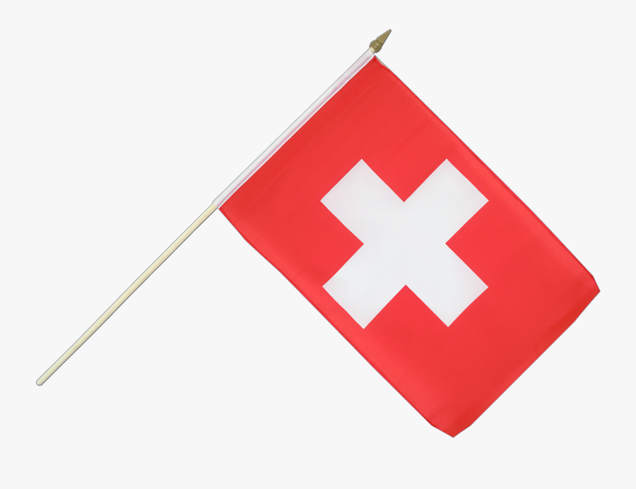 Drapeau Sur Hampe Suisse - Flag Of Switzerland, Transparent Clipart