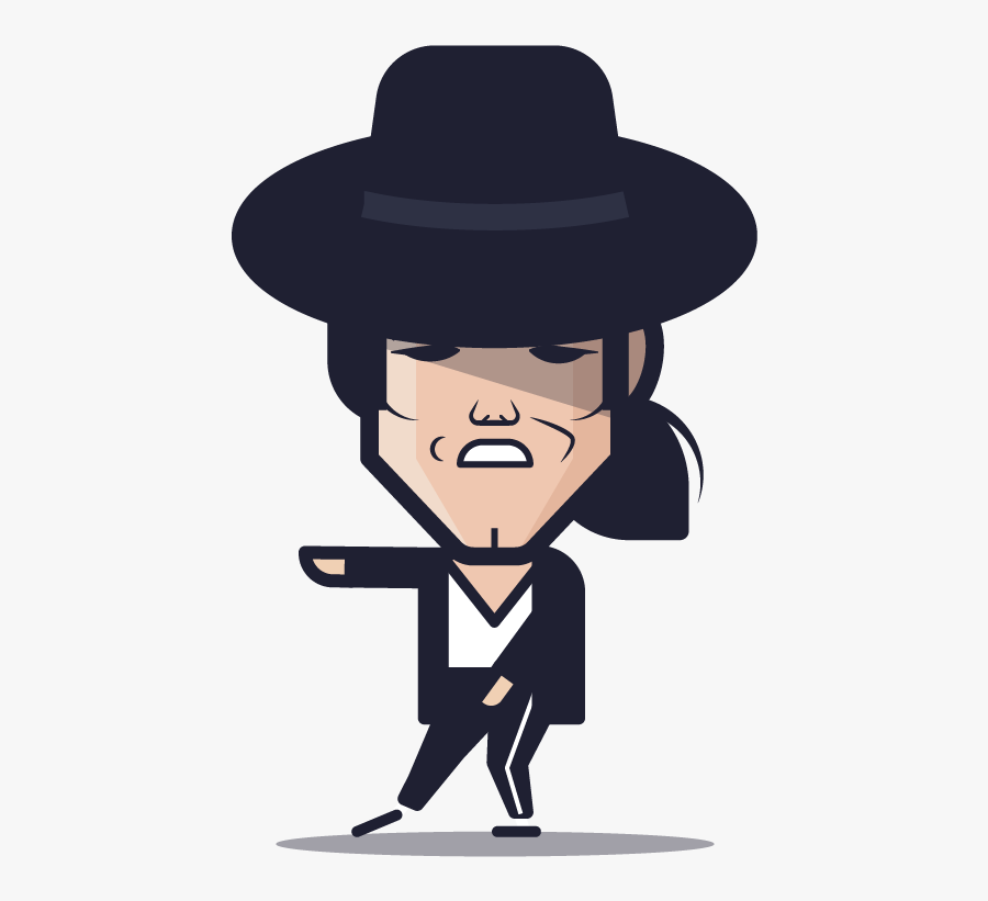 Loogmoji Of Michael Jackson In Billie Jean - Illustration, Transparent Clipart