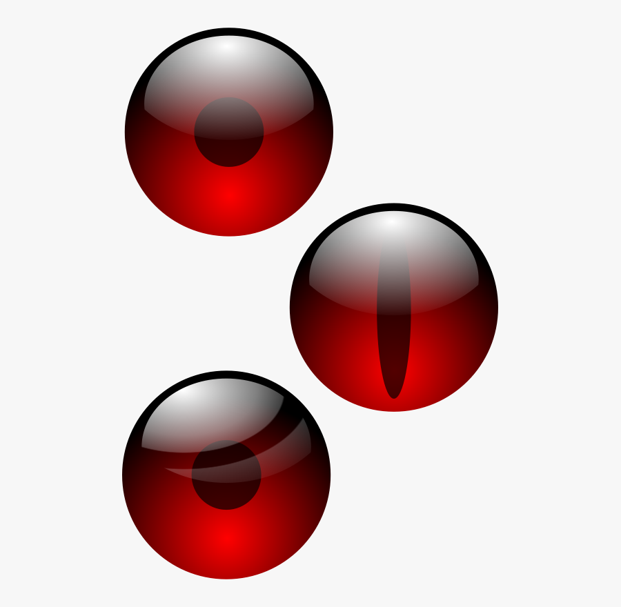 Free Clip Art "three Eyes - 7f00ff Eyes, Transparent Clipart