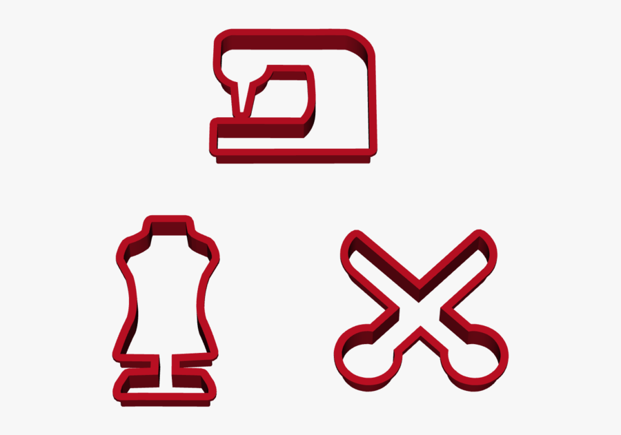 Cookie Cutter Set Of Three Clipart , Png Download, Transparent Clipart