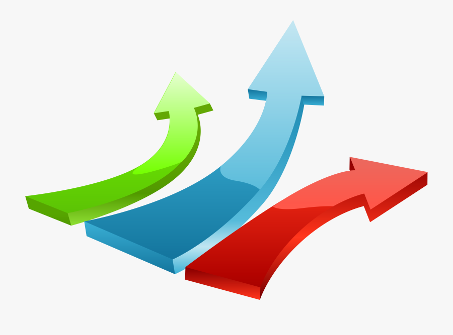 Transparent Arrows Graphics Clipart - Three Arrows Png, Transparent Clipart